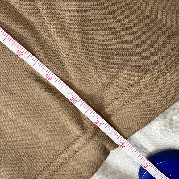 Marissa Webb SO UPTIGHT PLUSH PLUNGE HENLEY SWEATSHIRT IN LIGHT MOCHA - Picture 13 of 14